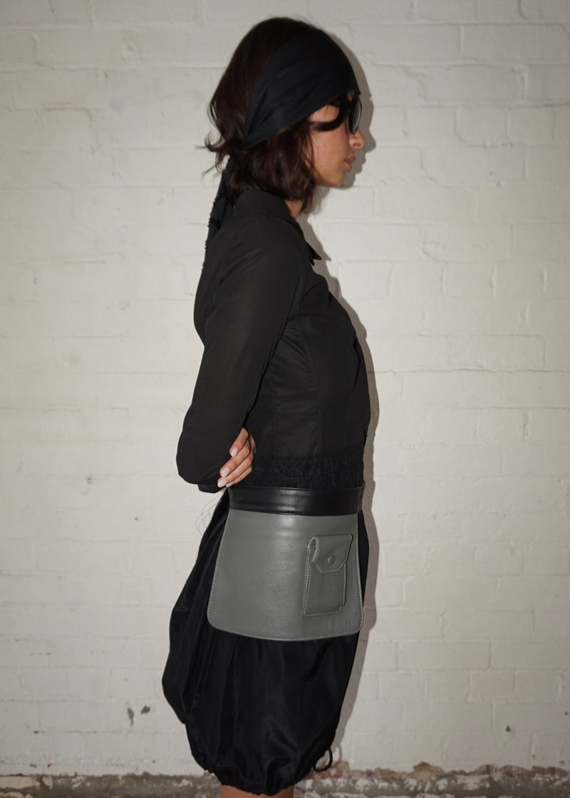 Muted Belt Bag - Slate