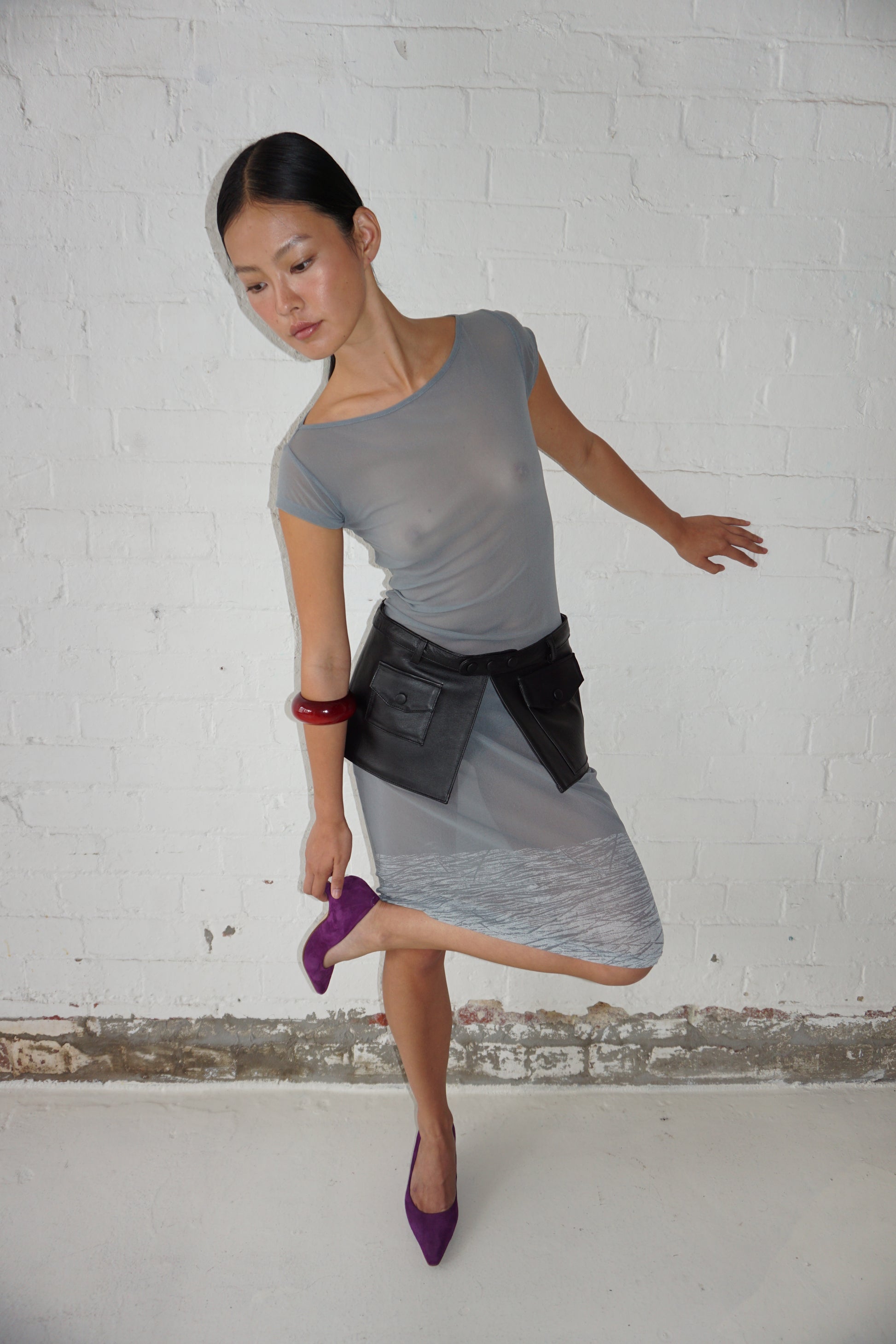 Bare Skirt Belt - Black