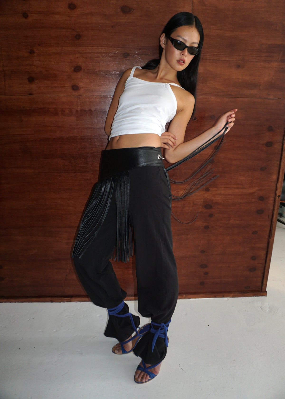 Sway Fringe Belt - Black