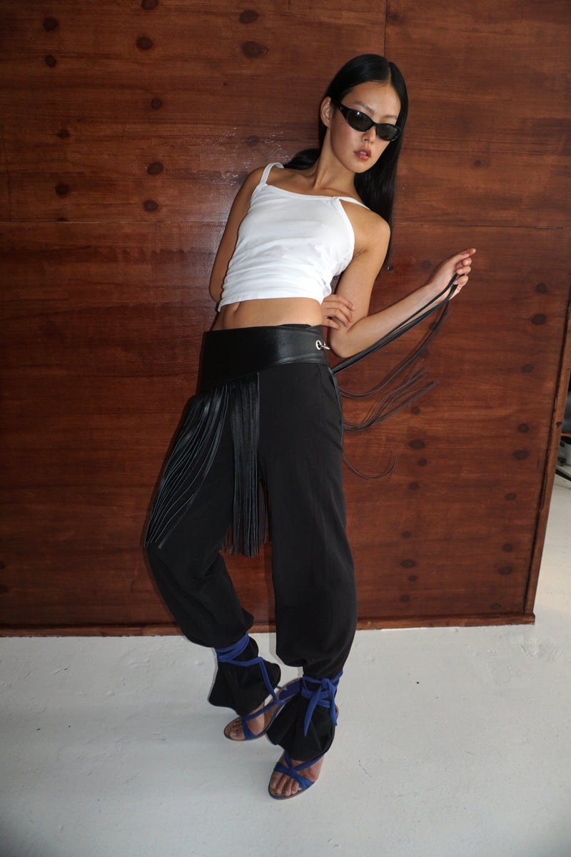 Sway Fringe Belt - Black